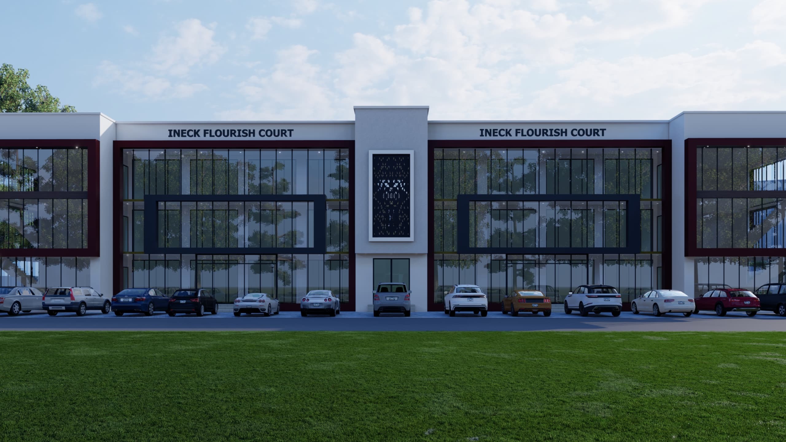 4 bedroom semi detached duplexes with just a unit left and a plaza